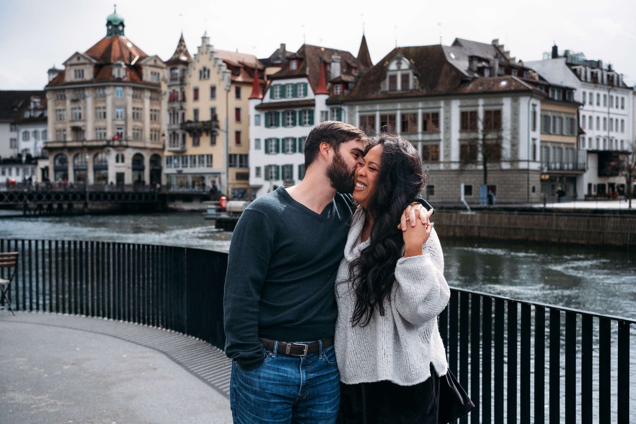 Travel Couples Photoshoot in Lucerne, Switzerland.